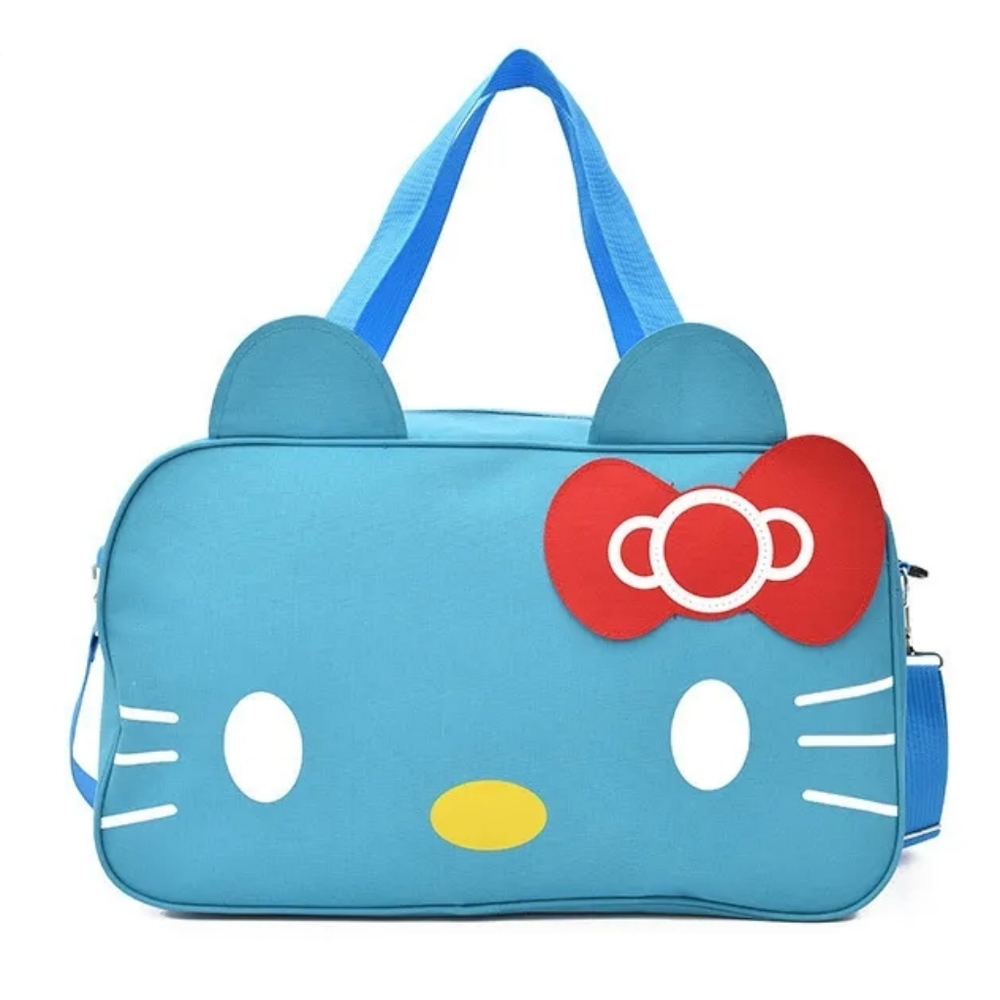 HELLO KITTY Canvas Duffle / Travel Bag (BRAND-NEW & SUPER CUTE!)